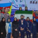 گزارش تصویری_مراسم توزیع مدال مسابقات شنا بین المللی دختران تبریز در پایان روز دوم مسابقات شنا بین المللی دختران تبریز جام سرداران شهید آذربایجان از برترینهای هر ماده با توزیع مدال و حکم قهرمانی تقدیر و تشکر انجام شد.