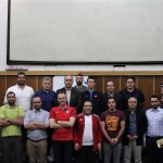 گزارش تصویری_جلسه پرسش و پاسخ واترپلو با حضور سرمربی تیم ملی چین جلسه تبادل اطلاعات و پرسش و پاسخ در خصوص تکنیکهای واترپلو با حضور سر مربی تیم ملی چین برگزار شد.