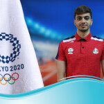نماینده شنا ایران در المپیک 2020 توکیو با ثبت زمان 1:59:97 در ماده 200 متر پروانه رکورد ملی این ماده را شکست و در دسته خودش دوم شد.