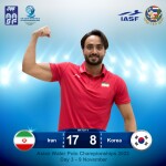 واترپلوئیست های ایران در دومین دیدار خود در رقابت‌های واترپلو قهرمانی آسیا کره جنوبی را از پیش رو برداشتند.