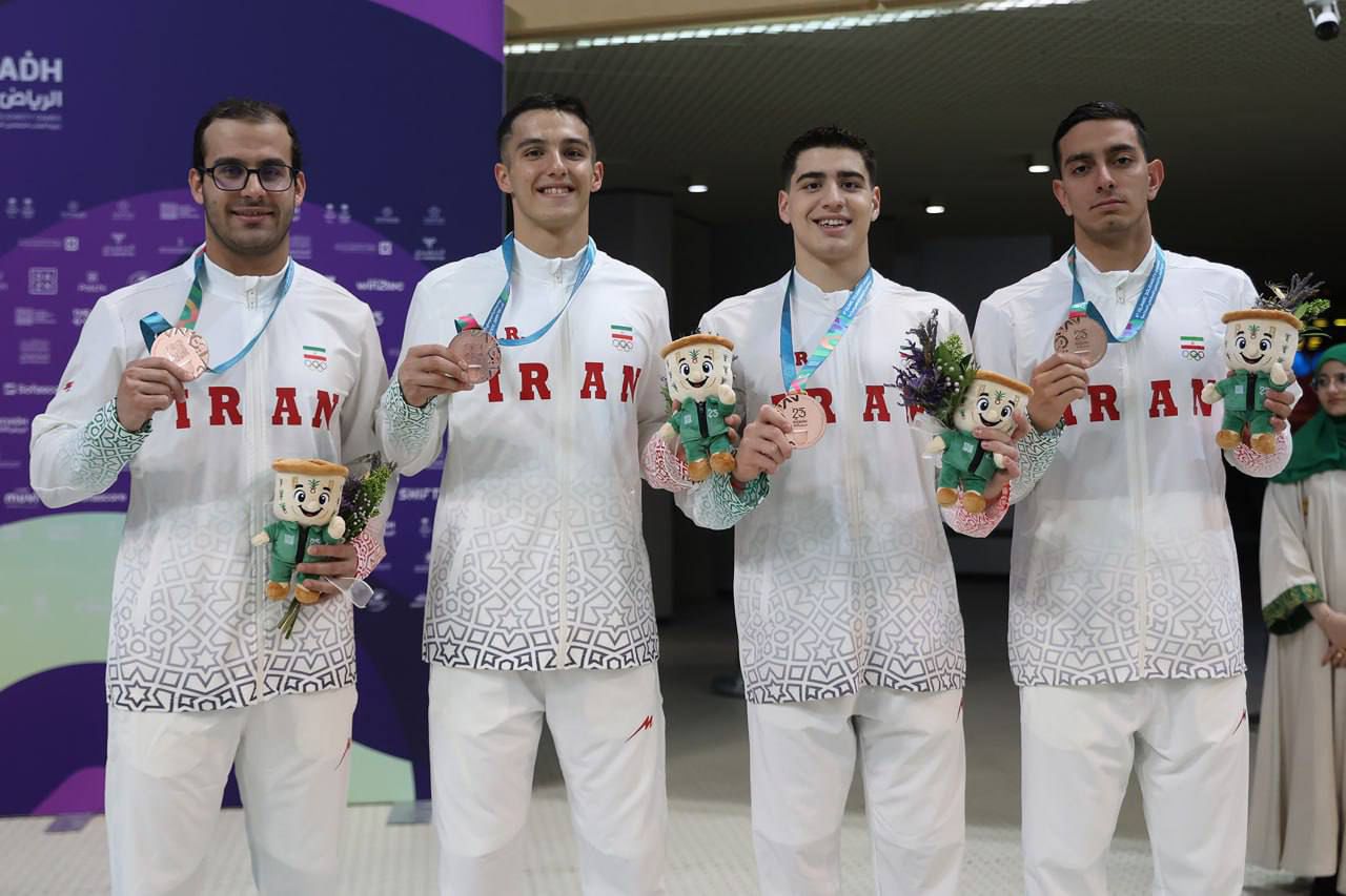 گزارش تصویری مدال برنز تیم ۴ در ۲۰۰ متر آزاد تیمی ایران در ششمین دوره بازی‌های همبستگی کشورهای اسلامی