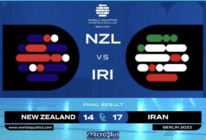پیروزی شیرین مردان واترپلو ایران برابر نیوزلند
