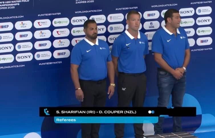 داور بین‌المللی ایران در رقابت‌های واترپلو قهرمانی جوانان جهان قضاوت کرد