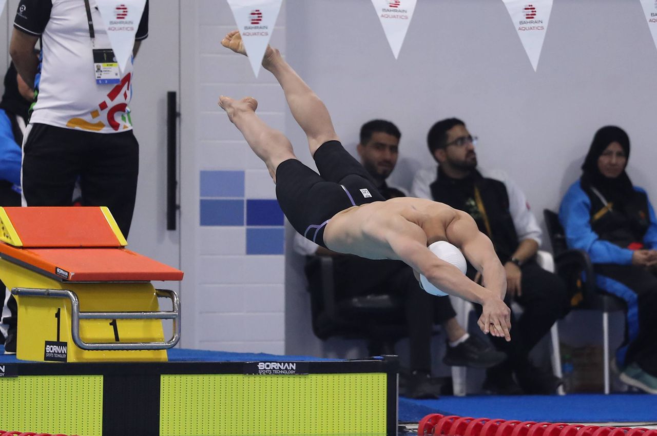 آغاز مسابقات شنا در سومین دوره بازی‌های آسیایی جوانان بحرین