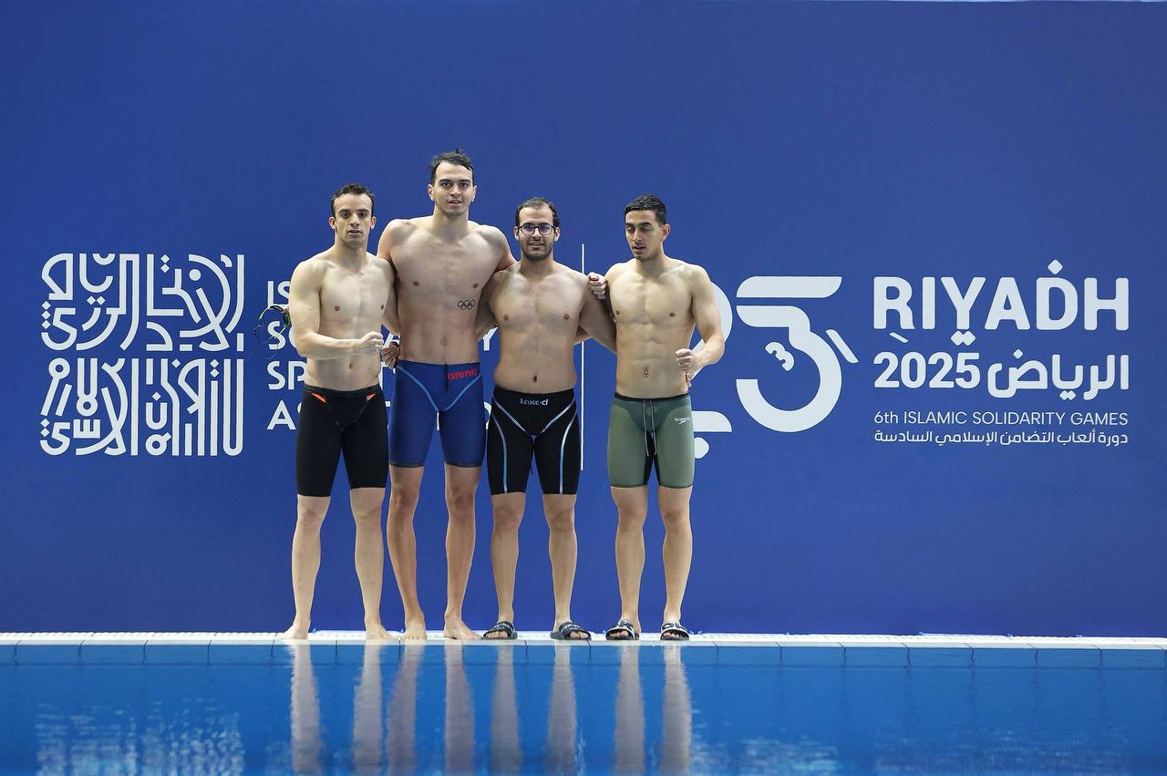 بازی‌های همبستگی کشورهای اسلامی؛تیم ۴ در ۱۰۰ متر آزاد تیمی ایران چهارم شد 